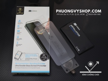 Cường lực Hoda 3D chống chói Hot-Bending iPhone 18 Pro Max / iPhone 17 Pro Max (dán bằng máy chuyên dụng tại cửa hàng)